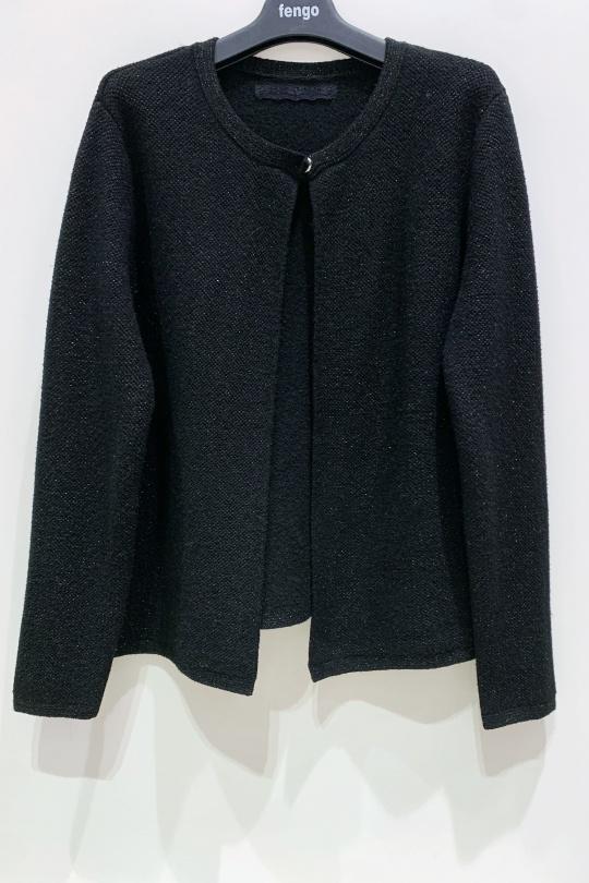 Gilets Femme Orange Pretty Collection GILET-8717LUREX Efashion Paris