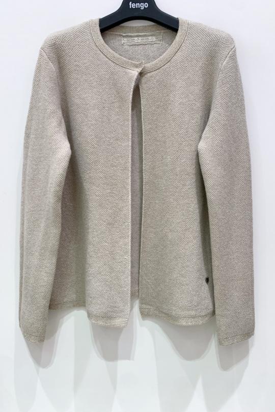 Gilets Femme Orange Pretty Collection GILET-8717LUREX Efashion Paris