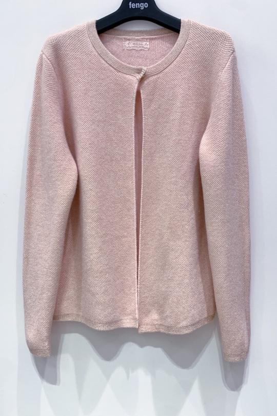 Gilets Femme Orange Pretty Collection GILET-8717LUREX Efashion Paris