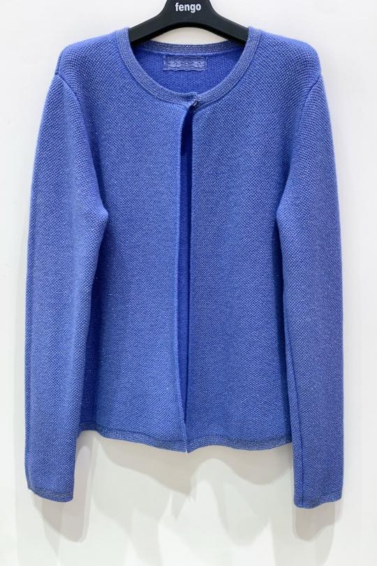 Gilets Femme Orange Pretty Collection GILET-8717LUREX Efashion Paris