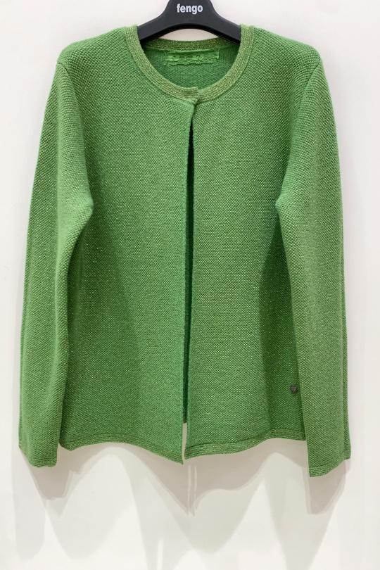 Gilets Femme Orange Pretty Collection GILET-8717LUREX Efashion Paris