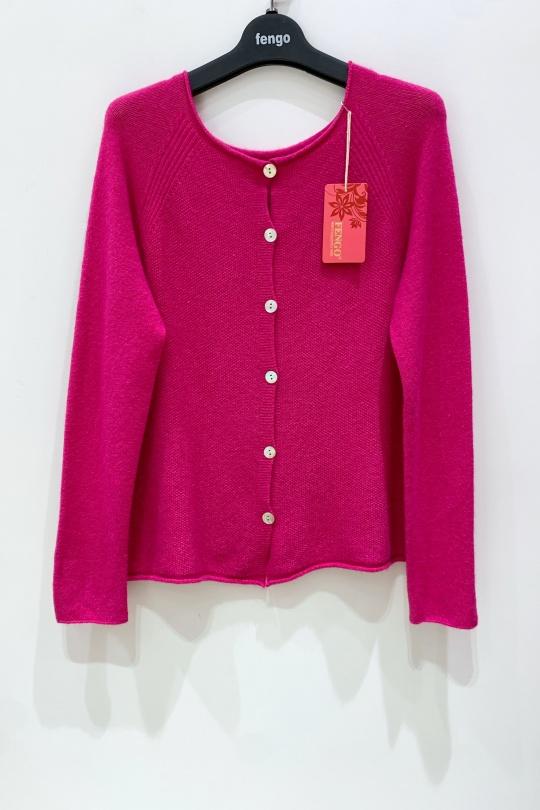 Gilets Femme Orange Pretty Collection PULL/GILET-1706 Efashion Paris