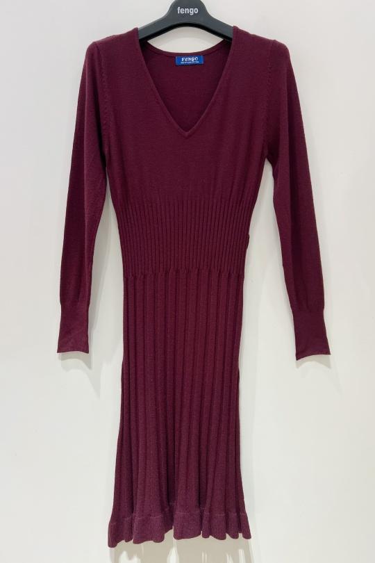 Vestidos cortos Mujer Taupe Pretty Collection ROBE-ATTACHE-1101 Efashion Paris