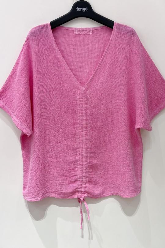 Tops Femme Fuchsia/Rose Pretty Collection TOP-LC-6883 Efashion Paris