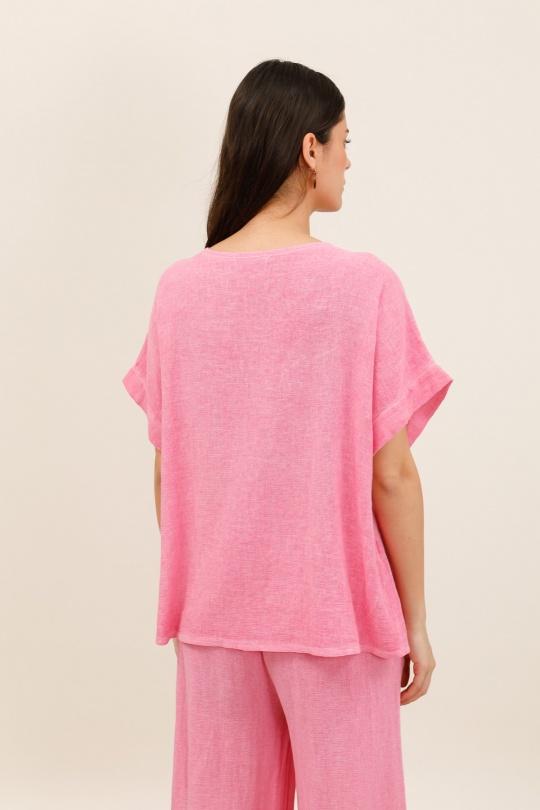 Tops Femme Fuchsia/Rose Pretty Collection TOP-LC-10310 Efashion Paris