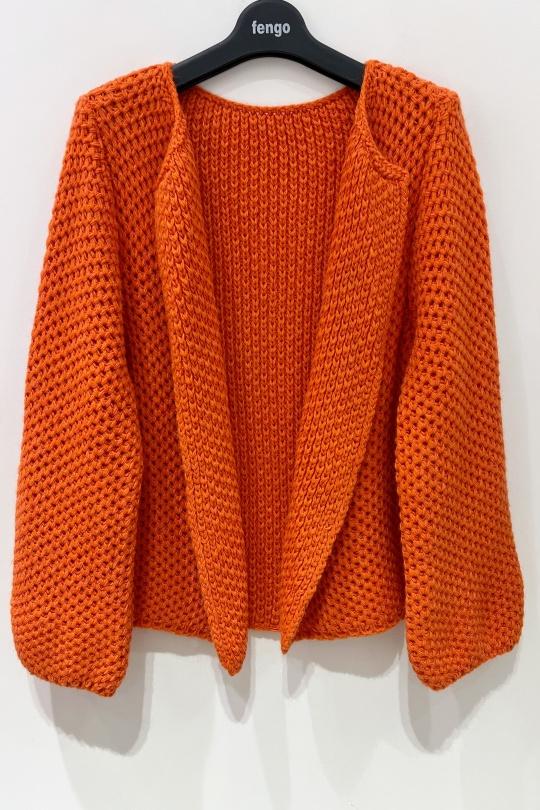 Cardigans Women Fuchsia/Pink Pretty Collection VESTE-LAINE-MOHAIR Efashion Paris