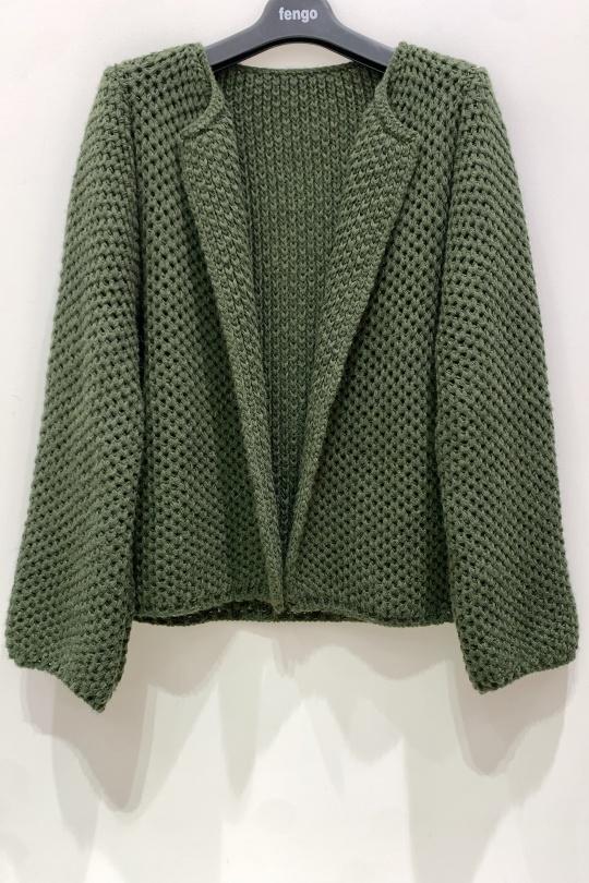 Cardigans Women Fuchsia/Pink Pretty Collection VESTE-LAINE-MOHAIR Efashion Paris