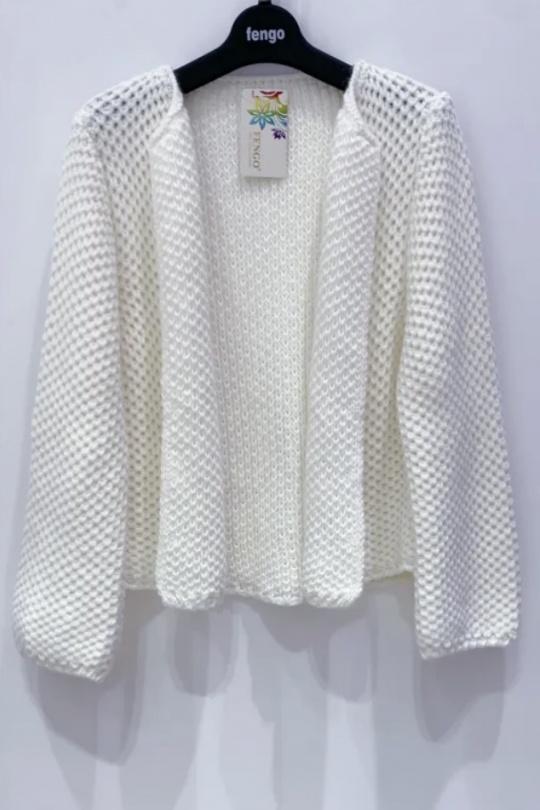 Cardigans Women Fuchsia/Pink Pretty Collection VESTE-LAINE-MOHAIR Efashion Paris