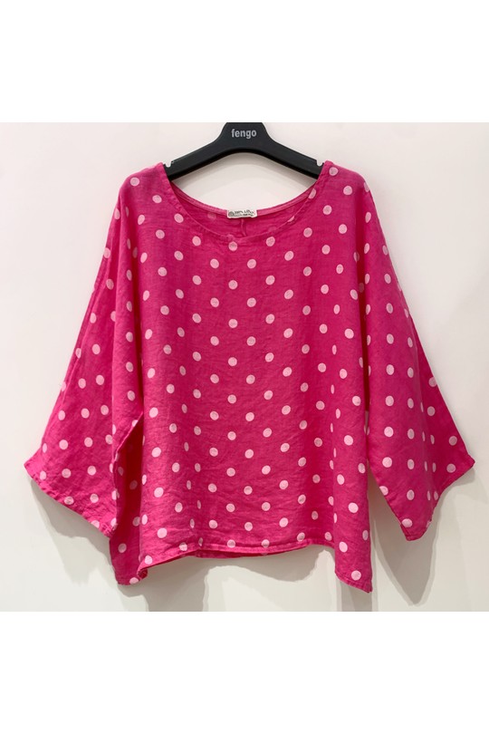 Tops Femme Bleu ciel Pretty Collection TOP-LIN-Layla1 Efashion Paris