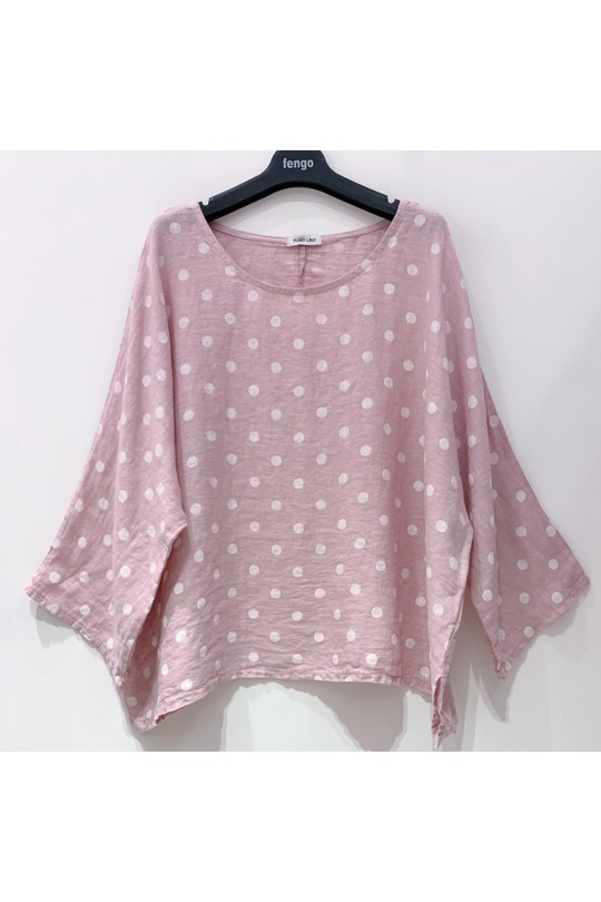 Tops Femme Bleu ciel Pretty Collection TOP-LIN-Layla1 Efashion Paris