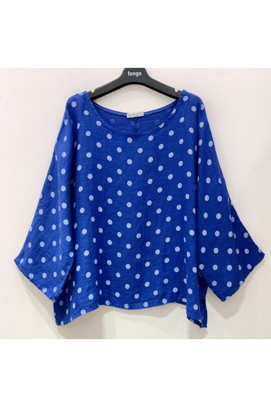 Tops Femme Bleu ciel Pretty Collection TOP-LIN-Layla1 Efashion Paris