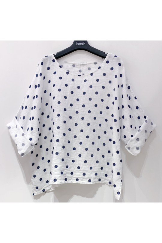 Tops Femme Bleu ciel Pretty Collection TOP-LIN-Layla1 Efashion Paris