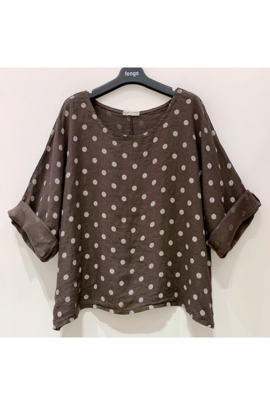 Tops Femme Bleu ciel Pretty Collection TOP-LIN-Layla1 Efashion Paris