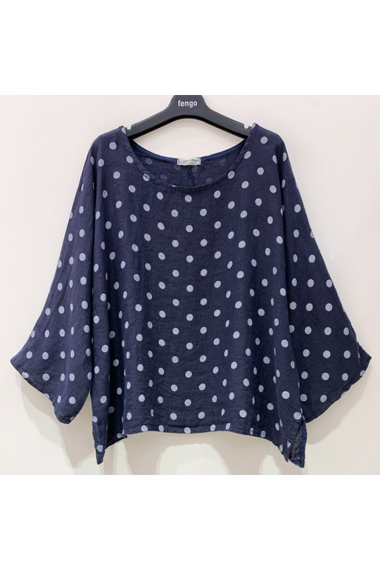 Tops Femme Bleu ciel Pretty Collection TOP-LIN-Layla1 Efashion Paris