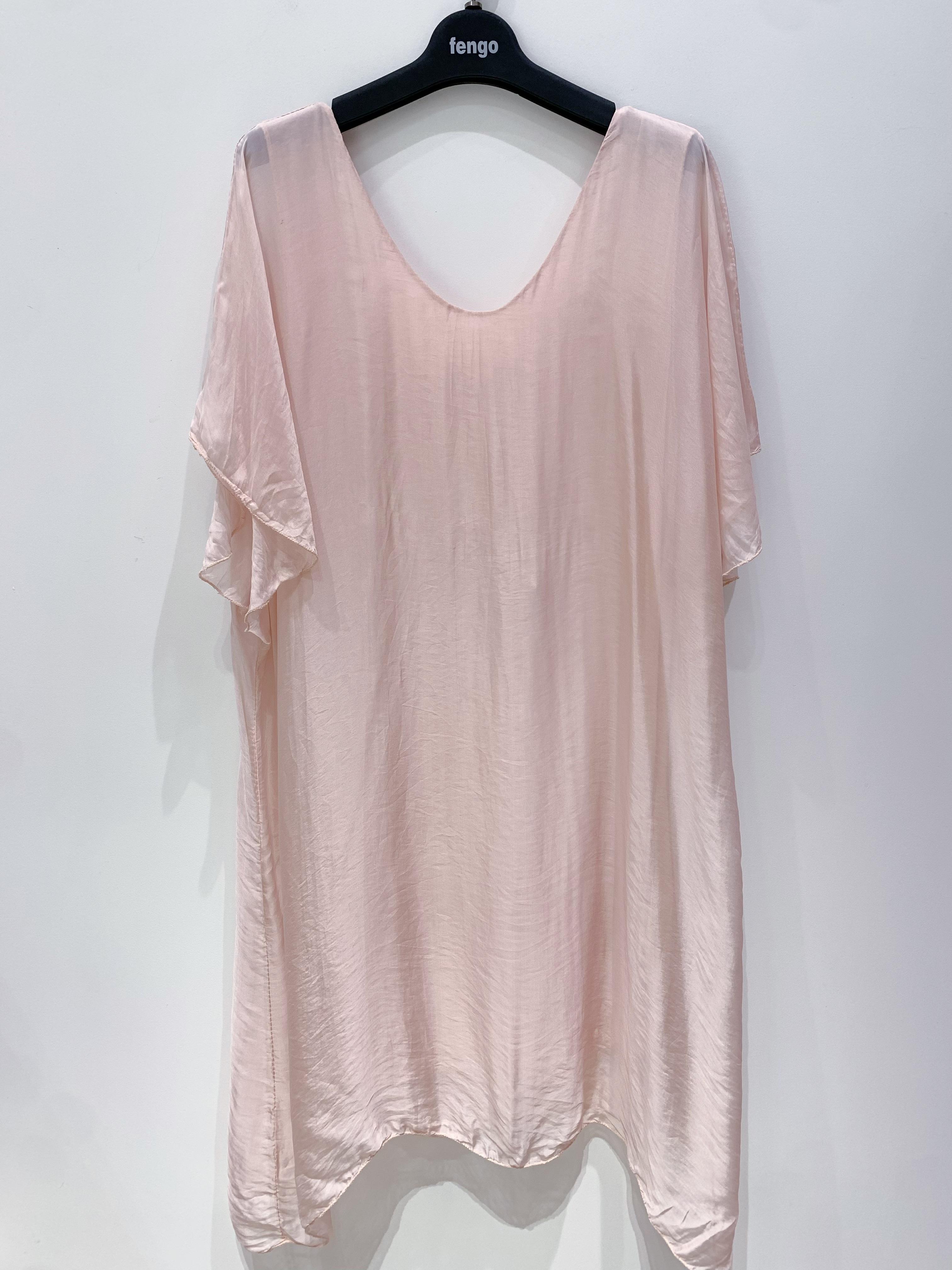 Tuniques Femme Rose pâle Pretty Collection ST-TUNIQUE-SOIE #c Efashion Paris