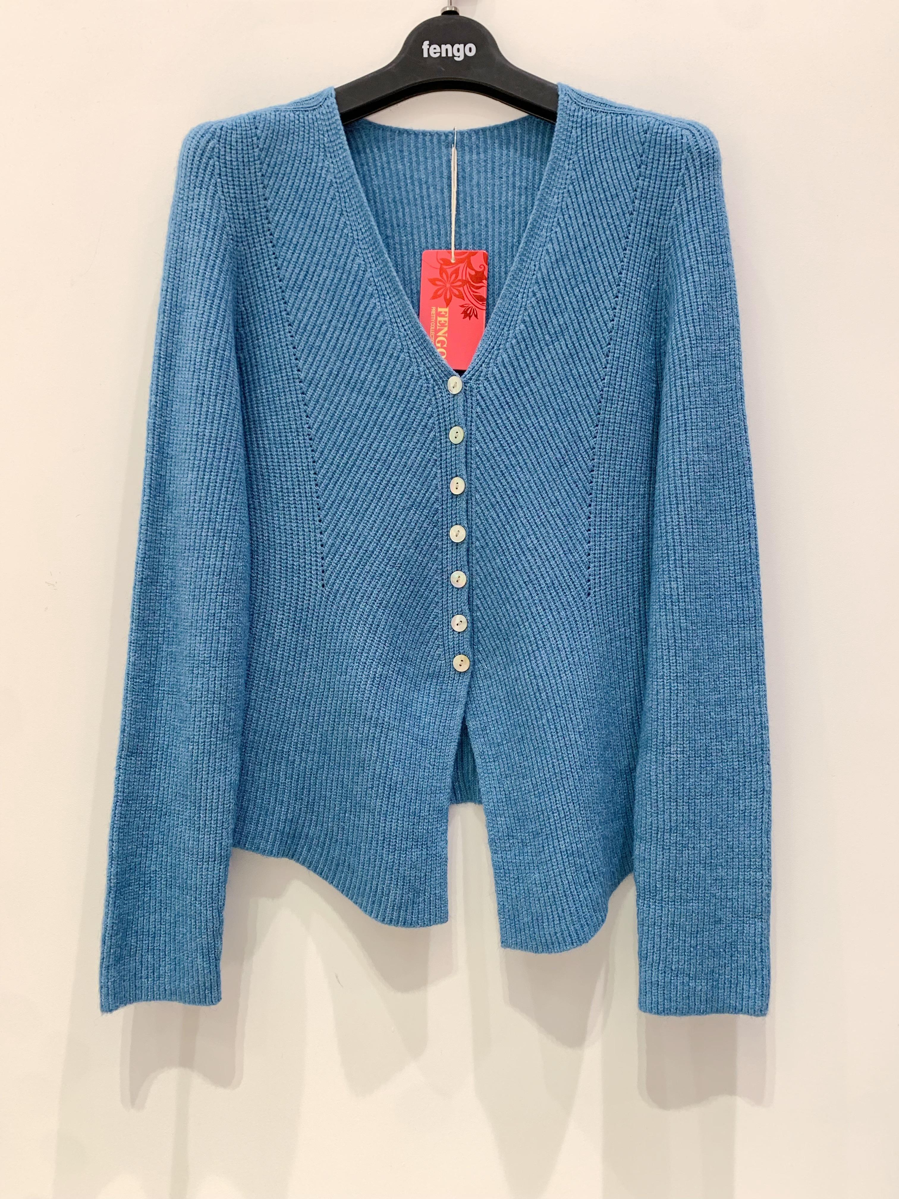 Gilets Femme Bleu canard Pretty Collection GILET-3D-9015A #c Efashion Paris