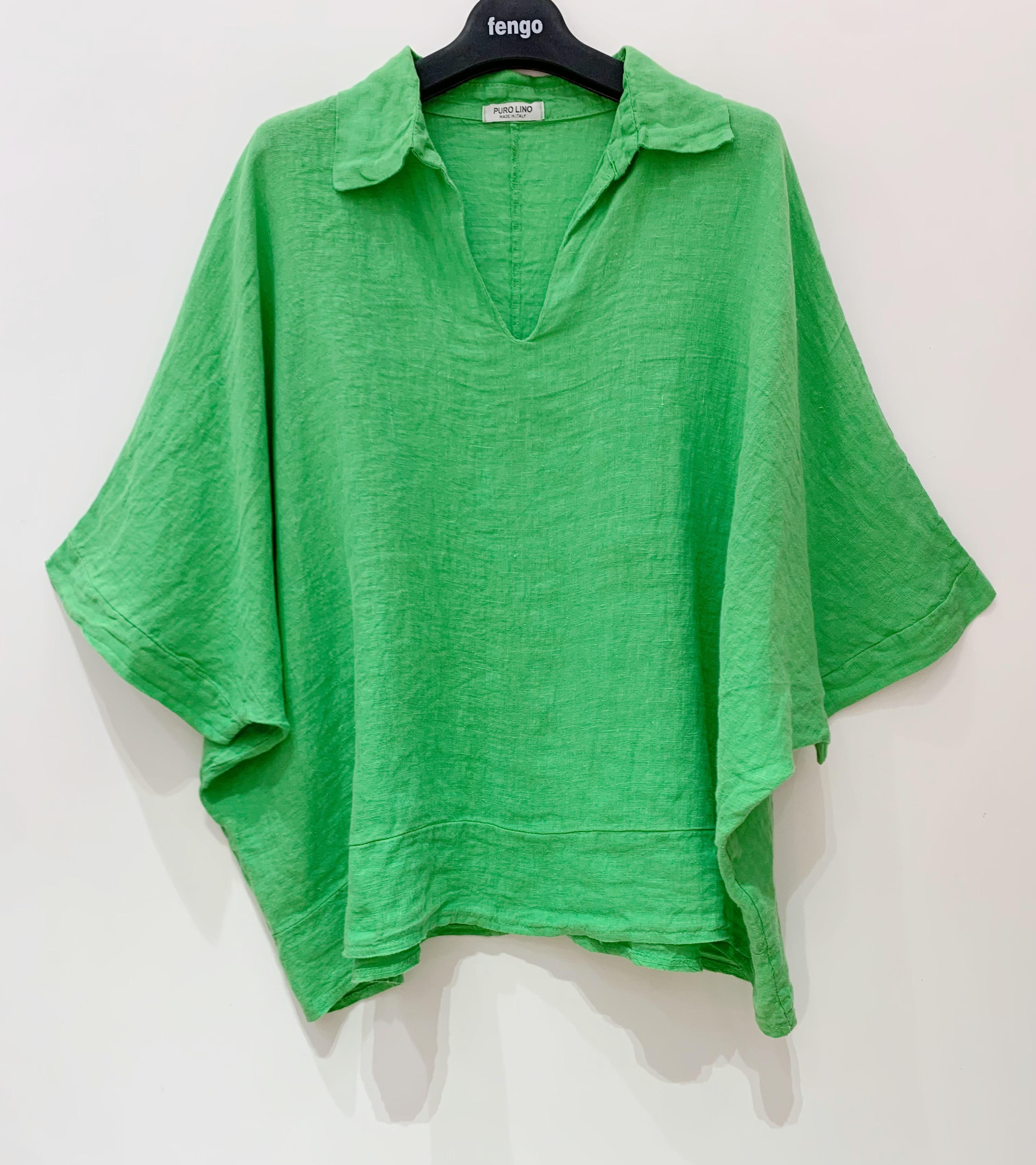 Blouses Femme Vert Pretty Collection BLOUSE-AMPLE643-2 #c Efashion Paris