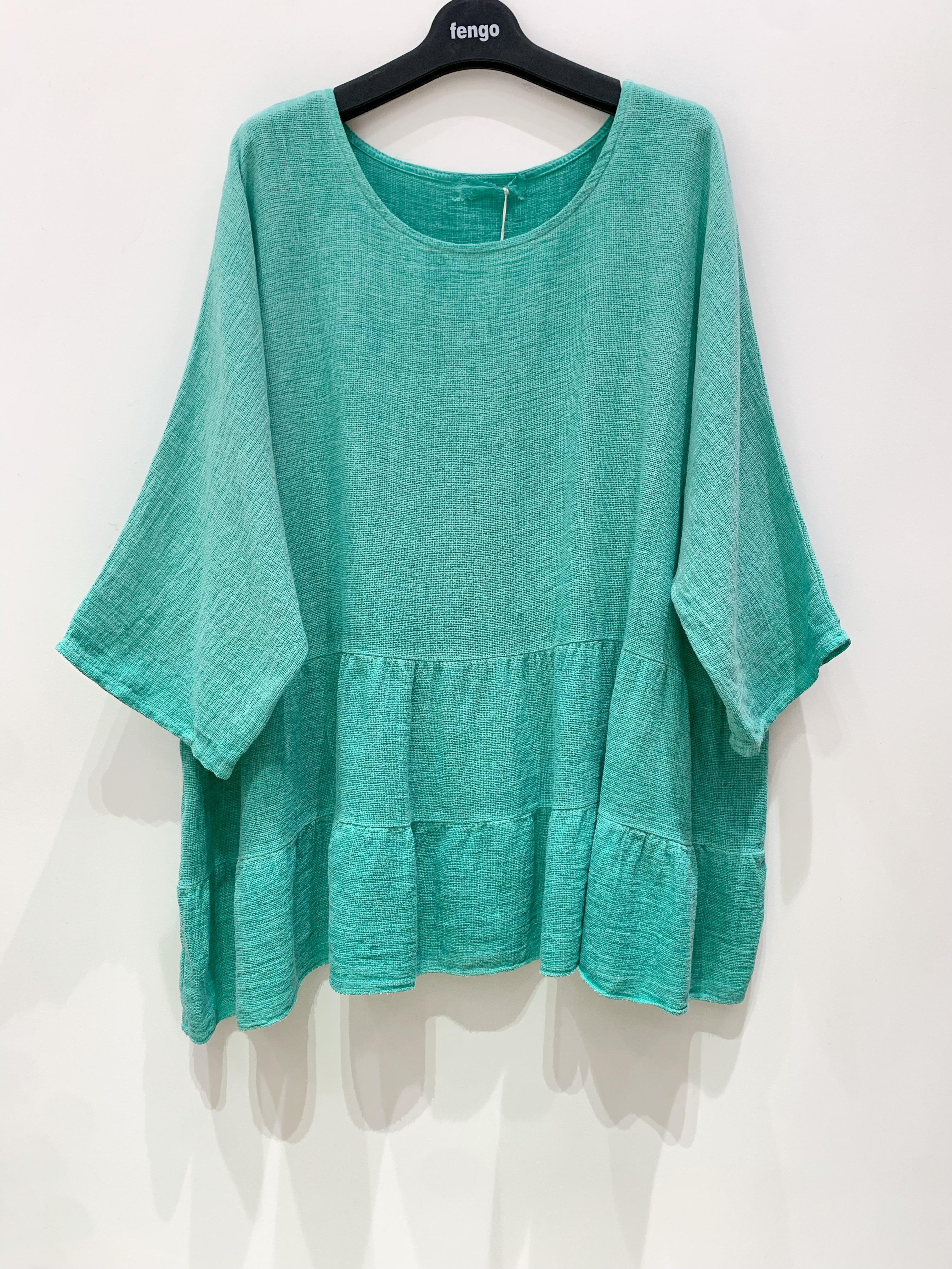 Blouses Femme Vert émeraude Pretty Collection BLOUSE-LC-MÉLANIE #c Efashion Paris