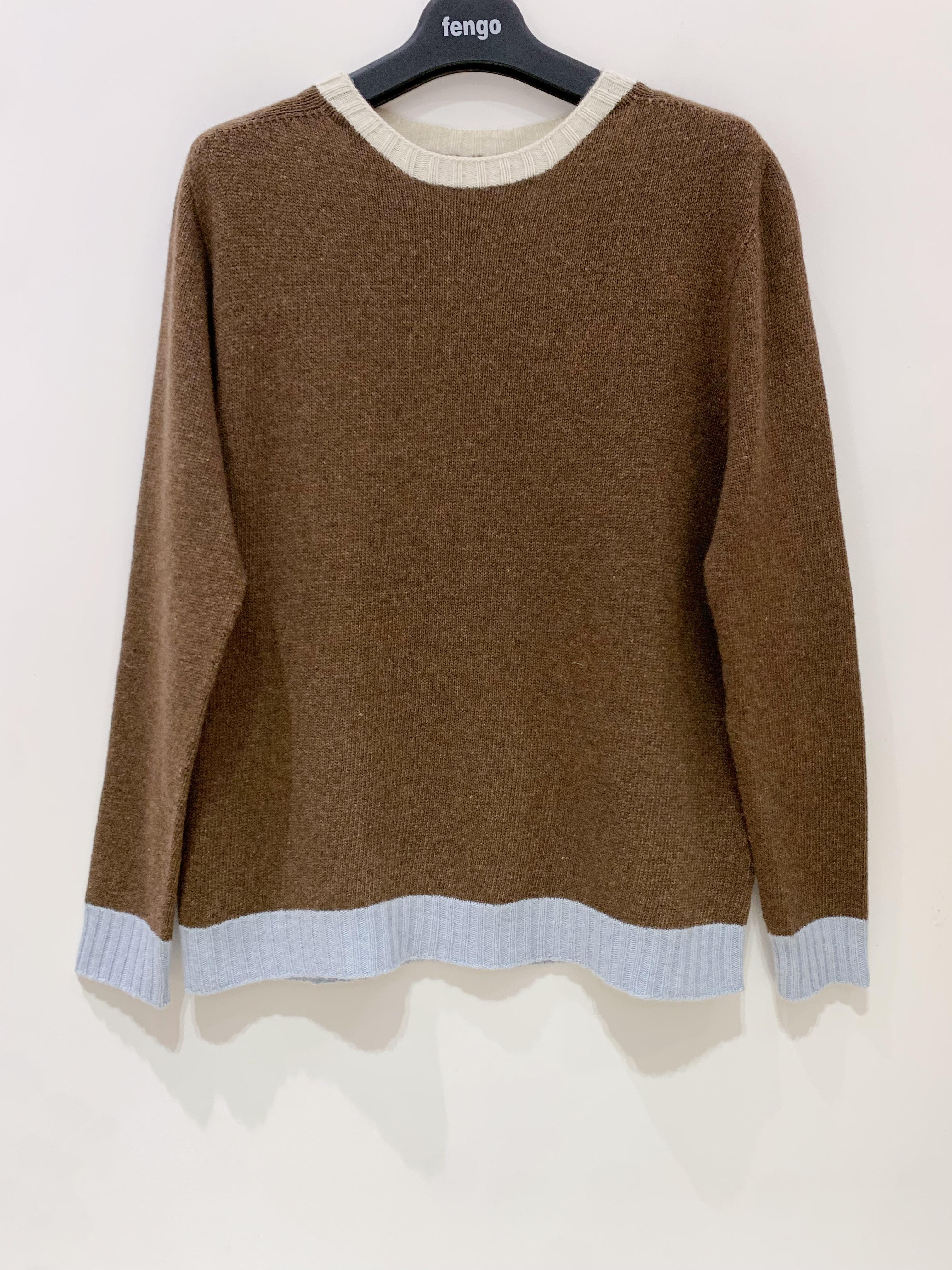 Pulls Femme Marron Pretty Collection CACHEMIRE-25WCA27 #c Efashion Paris