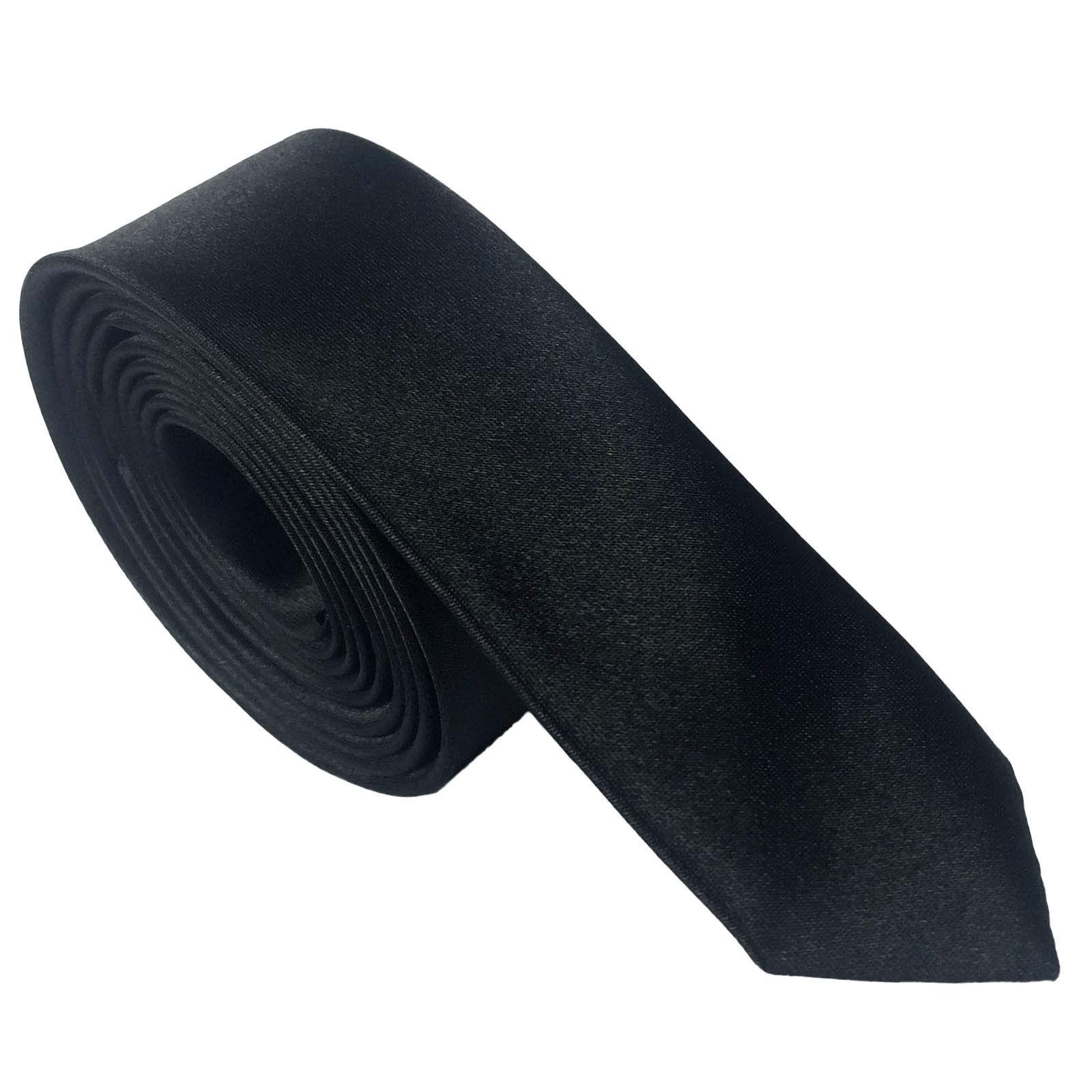 Cravatta Accessori Black SUBLIMINAL MODE 99-NOIR #c Efashion Paris