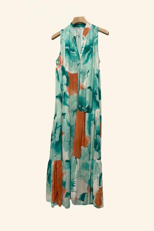 Maxi dresses Women Green water Nota bene 106367 Efashion Paris
