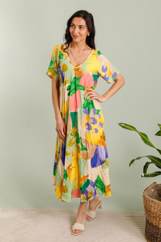 Maxi dresses Women Green Nota bene 265584 Efashion Paris
