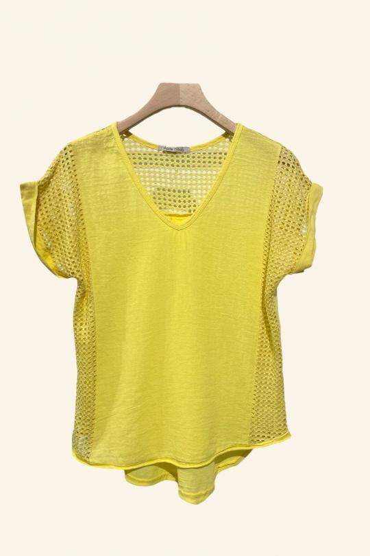 Tops Women Yellow Nota bene 4170 Efashion Paris