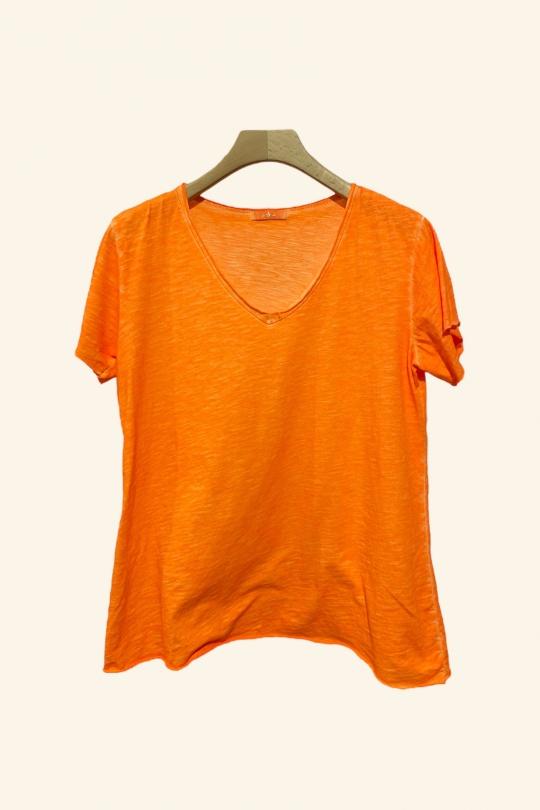 Camisetas Mujer Orange Nota bene 1038 Efashion Paris