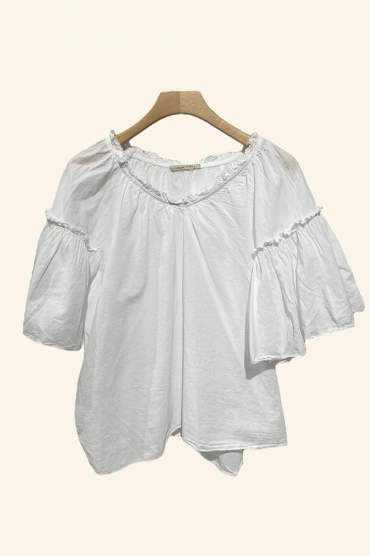 Blouses Femme Blanc Nota bene 5031 Efashion Paris