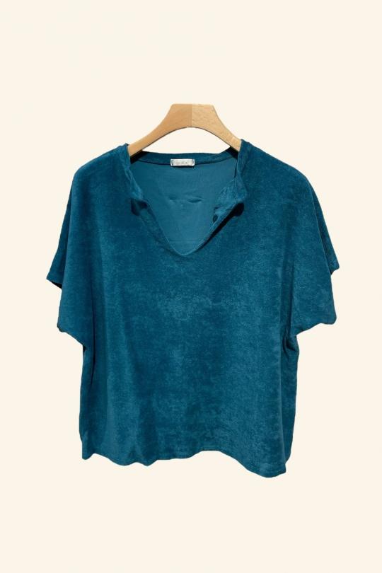 T-shirts Donna Petrol blue Nota bene 7352 Efashion Paris