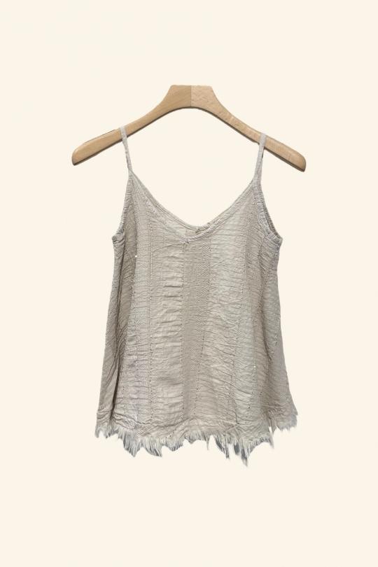 Canotte Donna Beige Nota bene 4022 Efashion Paris