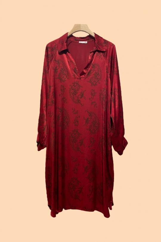Midi dresses Women Burgundy Nota bene 71959 Efashion Paris