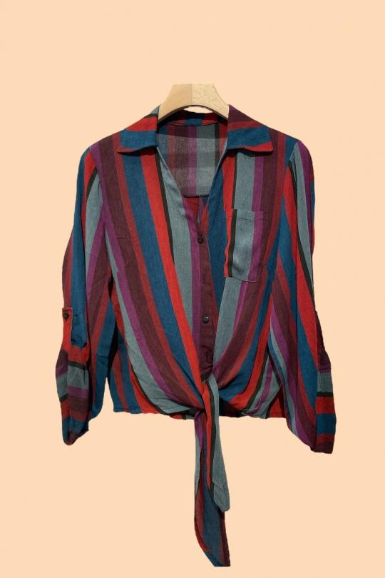 Chemises Femme Bordeaux Nota bene 8597 Efashion Paris