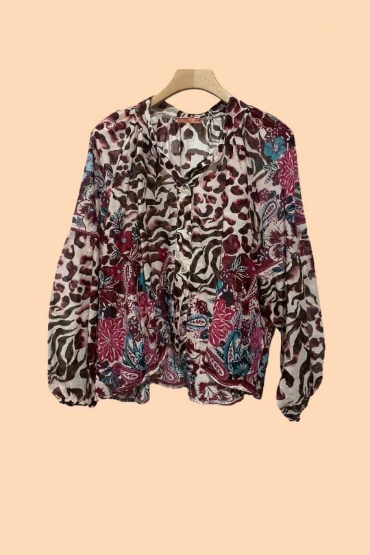 Chemises Femme Bordeaux Nota bene 26351 Efashion Paris
