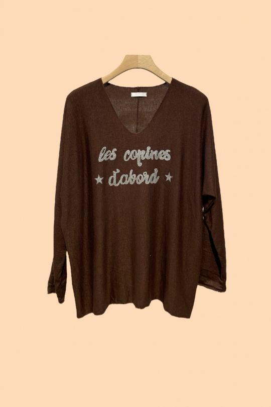 Tops Femme Marron Nota bene 2733 Efashion Paris