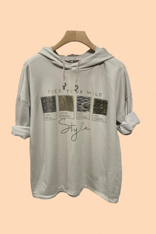 Sweats Femme Beige Nota bene 24332 Efashion Paris