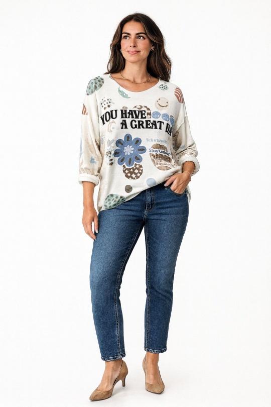 Tops Femme Bleu Nota bene 40963 Efashion Paris