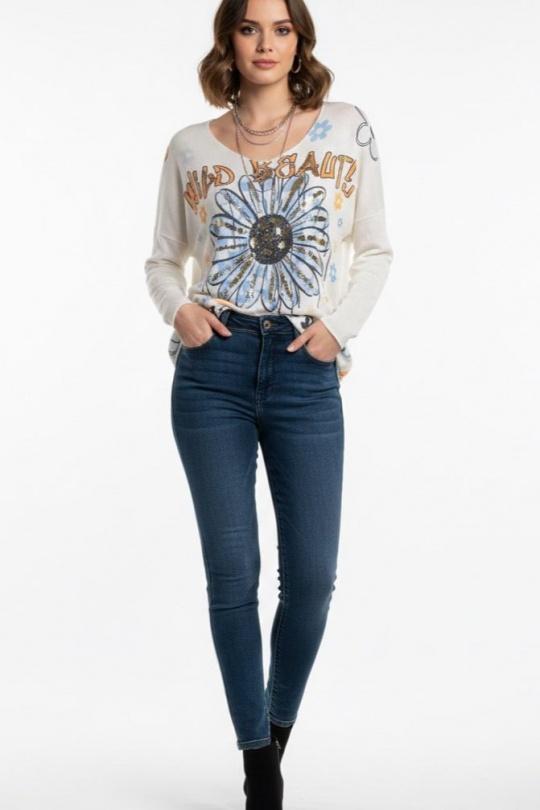 Tops Femme Bleu Nota bene 9732821 Efashion Paris