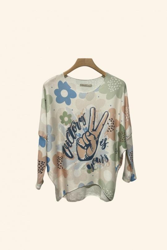 Tops Femme Bleu Nota bene 984003 Efashion Paris