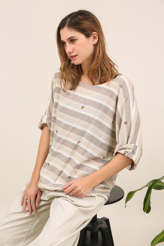 Tops Femme Rose Nota bene 12076 Efashion Paris