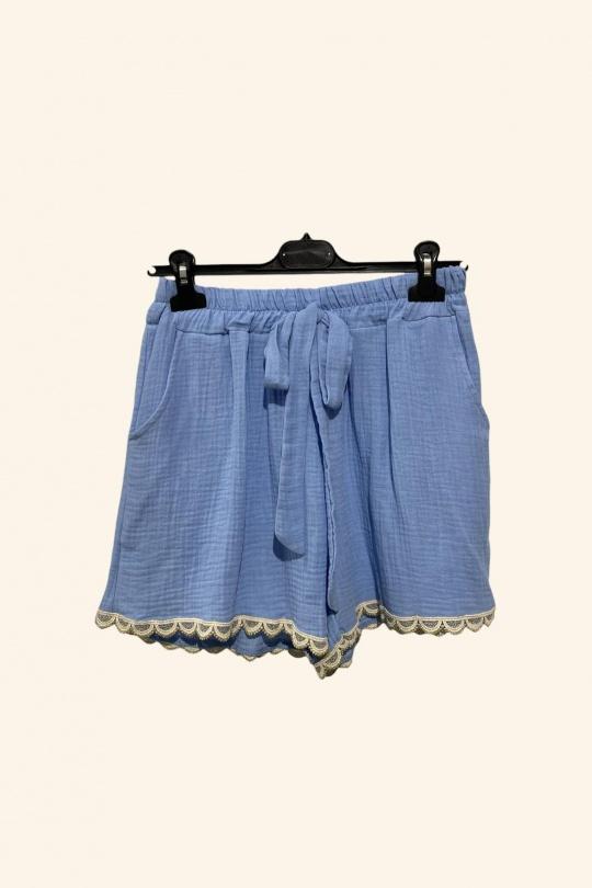 Shorts Mujer Blue Nota bene 7667 Efashion Paris
