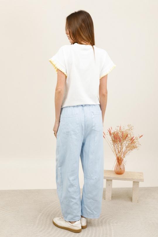 Pantalones Mujer Blue Nota bene 30577 Efashion Paris