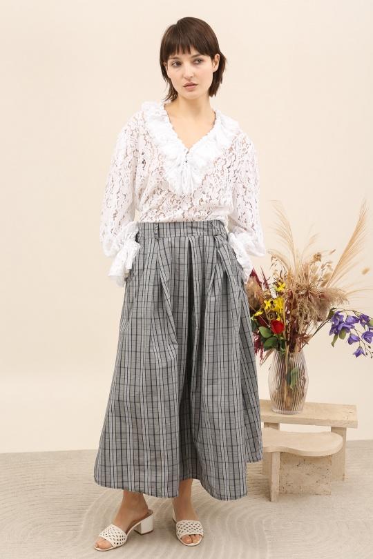 Faldas Mujer Navy blue Nota bene 30219 Efashion Paris