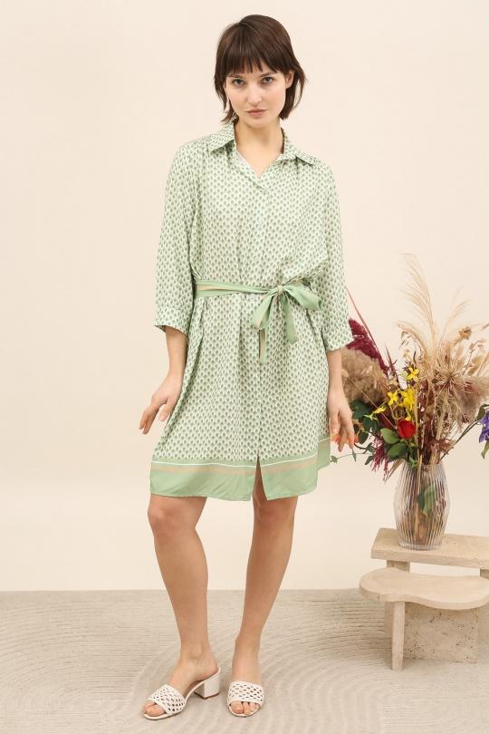 Vestidos cortos Mujer Green Nota bene 39250 Efashion Paris