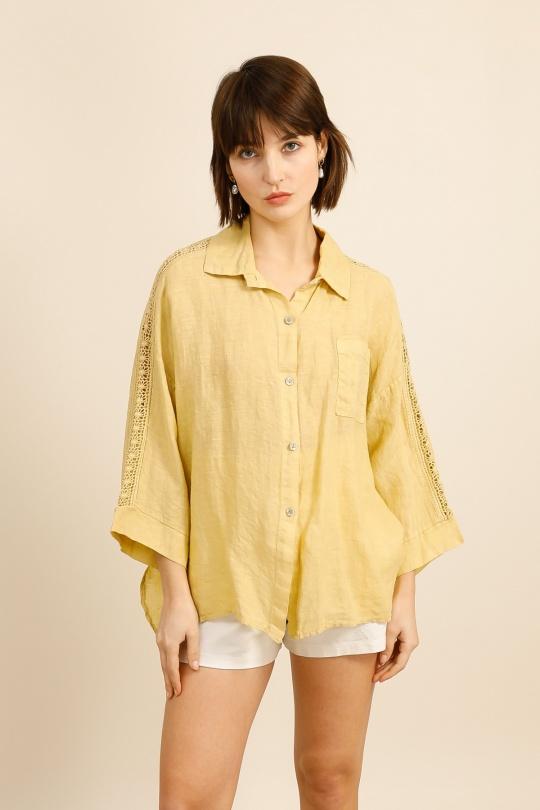 Camisas Mujer Mustard Nota bene 4551 Efashion Paris