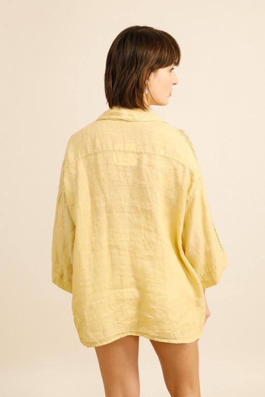 Camisas Mujer Mustard Nota bene 4551 Efashion Paris