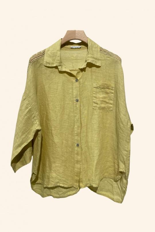 Camisas Mujer Mustard Nota bene 4551 Efashion Paris