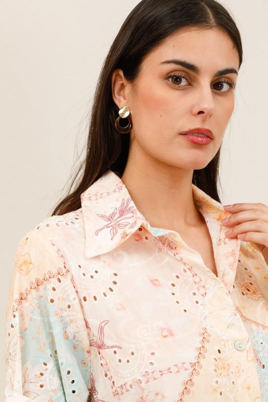 Vestidos largos Mujer Beige Nota bene 25082 Efashion Paris