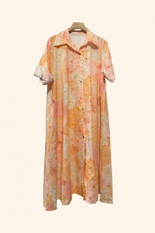 Vestidos largos Mujer Beige Nota bene 25082 Efashion Paris