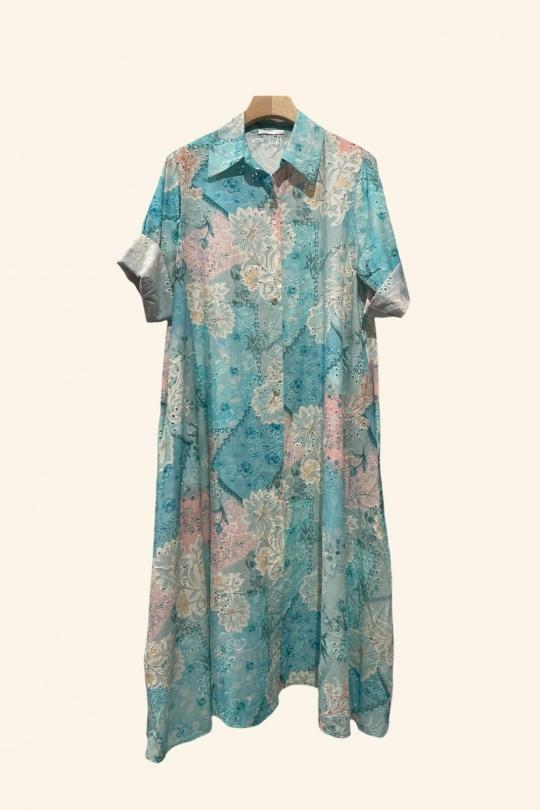 Vestidos largos Mujer Beige Nota bene 25082 Efashion Paris